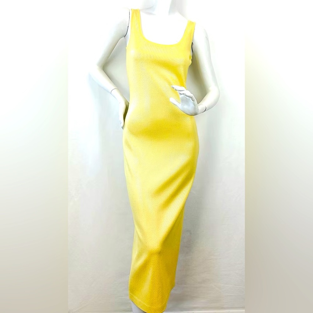 NEW ST. JOHN COUTURE LEMON GRASS MILANO DRESS! SIZE 0, NEW WITH TAGS!